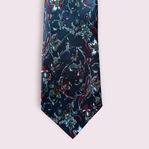 NWT Gold City Handmade Silk Green Tie